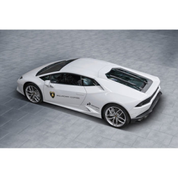 Cofano motore carbonio e vetro senza prese aria Capristo Lamborghini Huracan 2014-2019 03LA08210009MG