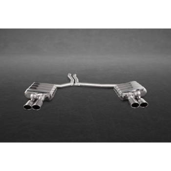 Sistema di scarico completo in acciaio inox con valvola Capristo Audi S5 (B8/8T) Convertible V6 SC 2007-2012 02AU03103001