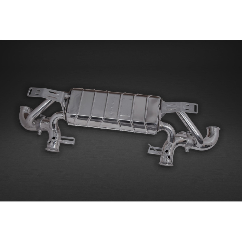 Complete exhaust system with valve and tips OEM Capristo Lamborghini Gallardo Superleggera (Gen1) 2006-2008 02LA06903010