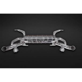 Escape completo con válvula y colas de escape OEM Capristo Lamborghini Gallardo Superleggera (Gen1) 2006-2008 02LA06903010