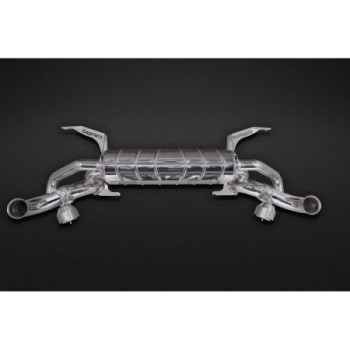 Silenciador trasero con válvula y colas de escape de carbono Capristo Lamborghini Gallardo Superleggera (Gen1) 2006-2008