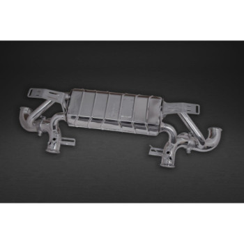 Silencieux arrière avec valve et embouts en carbone Capristo Lamborghini Gallardo Superleggera (Gen1) 2006-2008