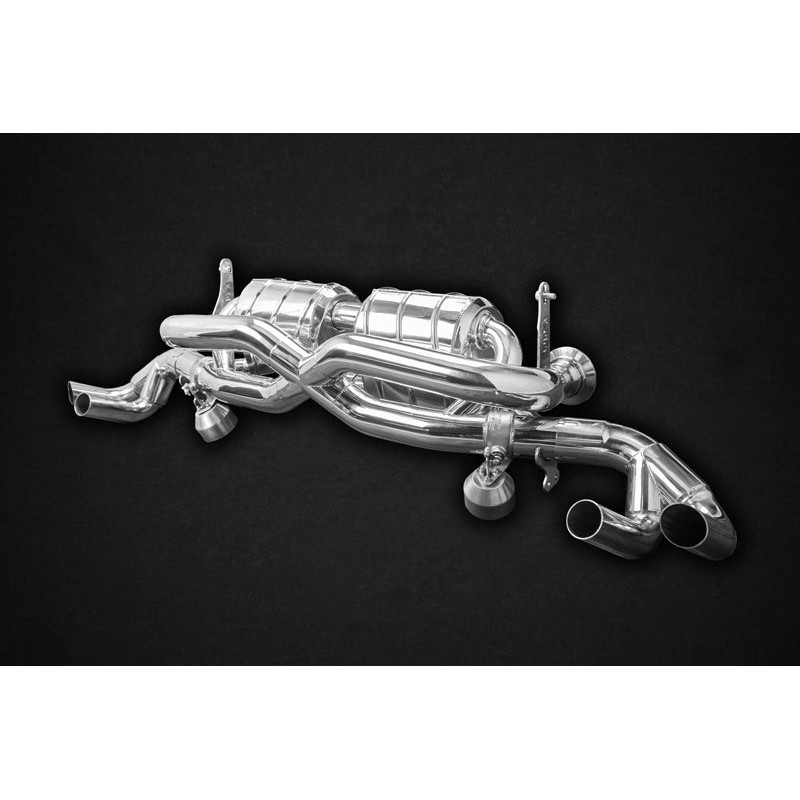 Système d'échappement complet en acier inoxydable avec valve Capristo Lamborghini Gallardo Gen2 (LP550/560/570) 2008-2014