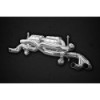 Stainless steel complete exhaust system with valve Capristo Lamborghini Gallardo Gen2 (LP550/560/570) 2008-2014