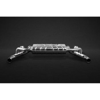 Système d'échappement complet en acier inoxydable avec valve Capristo Lamborghini Gallardo Gen1 (Pre-LP) 2004-2008 02LA06903001