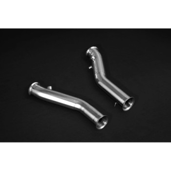 Tubi elimina catalizzatori in acciaio inox Capristo Lamborghini Gallardo Gen1 (Pre-LP) 2004-2008 02LA06903004