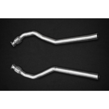 Tubi sostitutivi pre-silenziatore in acciaio inox Capristo Audi S5 (B8/8T) Convertible V6 SC 2007-2012 02AU03103009
