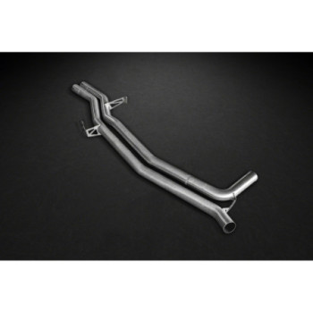 Sistema di scarico completo con valvola e terminali in ceramica Capristo Porsche Macan GTS/Turbo (95B.1/2) 2015-2023