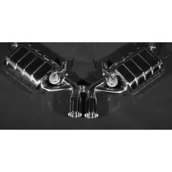 Système d'échappement complet en acier inoxydable avec décatalyseur Capristo Porsche Cayman (987.1) 2005-2009 02PO07203003