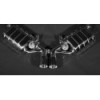 Sistema di scarico completo in acciaio inox con decatalizzatore Capristo Porsche Cayman (987.1) 2005-2009 02PO07203003