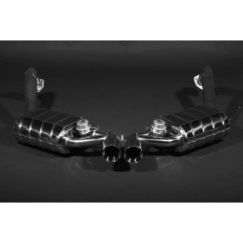 Sistema di scarico completo in acciaio inox con valvola Capristo Porsche Cayman (987.1) 2005-2009 02PO07203004