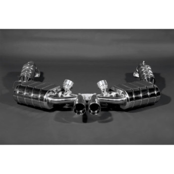 Sistema de escape completo de inox con catalizadores 250 celdas Capristo Porsche Cayman (987.1) 2005-2009 02PO07203010