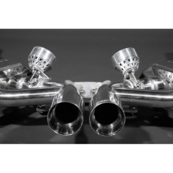 Stainless complete exhaust system with catalytic converters 250-cell Capristo Porsche Cayman (987.1) 2005-2009 02PO07203010