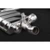 Sistema di scarico completo in acciaio inox con valvola Capristo Porsche Cayenne S/GTS (958.2) V6 2015-2018 02PO07703019