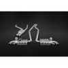 Sistema di scarico completo in acciaio inox con valvola ECE Capristo Porsche Cayenne S (958.1) V8 2010-2014 02PO01703002