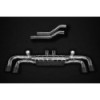 Sistema di scarico completo in acciaio inox con valvola e tubi centrali Capristo Porsche Cayenne S (536.1) 2.9TT 2018-2023