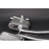Système d'échappement complet en acier inoxydable avec valve et tubes centraux Capristo Porsche Cayenne GTS (958.1) 2010-2014