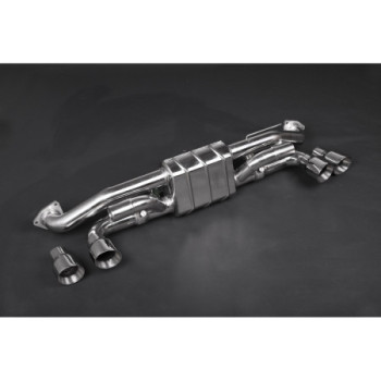 Système d'échappement complet en inox avec valve Capristo Porsche Carrera/S/GTS/Targa (991.1) 2011-2016 02PO03903008