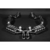 Sistema de escape completo de acero inoxidable con catalizadores 250 celdas Capristo Porsche Boxster/Cayman (987.2) 2009-2012