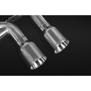 Sistema di scarico completo in acciaio inox con valvola e catalizzatori 250 celle Capristo Porsche Boxster/Cayman (987.2)