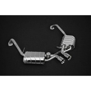 Sistema di scarico completo in acciaio inox con valvola e decatalizzatore Capristo Porsche Boxster/Cayman (987.2) 2009-2012