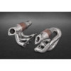 Stainless steel exhaust manifolds with sports catalytic converters 250-cell Capristo Porsche Boxster/Cayman (981) 2012-2016