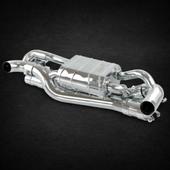 Endschalldämpfer aus Edelstahl mit Klappe Capristo Porsche 911 Turbo/S (992.1) 2020-2025 02PO11503011