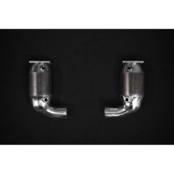 Tubos de supresión de los catas configuración OEM/ECE de inox Capristo Porsche 911 Turbo/S (991.2) 2016-2019 02PO03903038CD