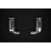 Tubi elimina catalizzatori configurazione OEM/ECE in acciaio inox Capristo Porsche 911 Turbo/S (991.2) 2016-2019 02PO03903038CD