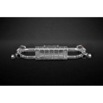 Sistema de escape completo de inox con válvula y supresor de catalizador Capristo Porsche 911 Turbo/S (991.1) 2013-2019