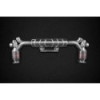 Système d'échappement complet en acier inoxydable avec valve et décatalyseur Capristo Porsche 911 Turbo/S (991.1) 2013-2019