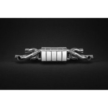 Endschalldämpfer aus Edelstahl mit Klappe ECE Capristo Porsche 911 Turbo/S (991.1) 2013-2019 02PO03903001