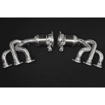 Collecteurs d'échappement sport de remplacement de catalyseurs et OPF en inox Capristo Porsche 911 GT3RS (992.2) 2026