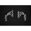 Collecteurs d'échappement avec catalyseurs sport à 250 cellules cache carbone Capristo Porsche 911 GT3/RS (991.2) 2017-2019