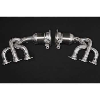SS kit complete exhaust system with manifolds and catalytic converters 250-cell Capristo Porsche 911 GT3 (992.1) 2021-2024