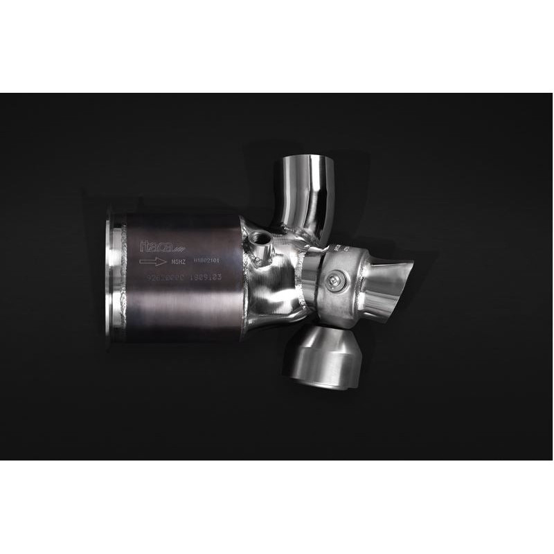 Tubos de supresión de los catalizadores de inox con válvula Capristo Porsche 911 GT2RS (991.2) 2017-2019 02PO03903020