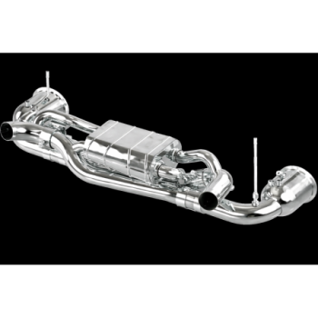 Système d'échappement complet en inox avec valve et décatalyseur Capristo Porsche 911 Carrera/4/S/T (992.1) 2020-2024