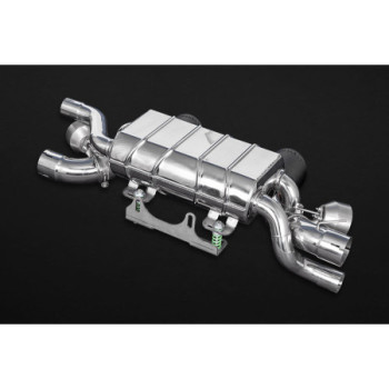 Stainless complete exhaust system with valve and catalytic converters 250-cell Capristo Porsche 911 Carrera/4/S (991.2) with