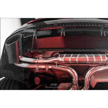 Sistema de escape completo con válvula y colas de escape OEM Capristo Audi RSQ8 2020-2026 02AU11903016