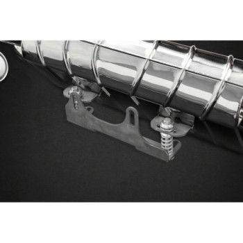 Stainless steel complete exhaust system with valve and decat pipe Capristo Porsche 911 Carrera/4/S (991.2) not PSE