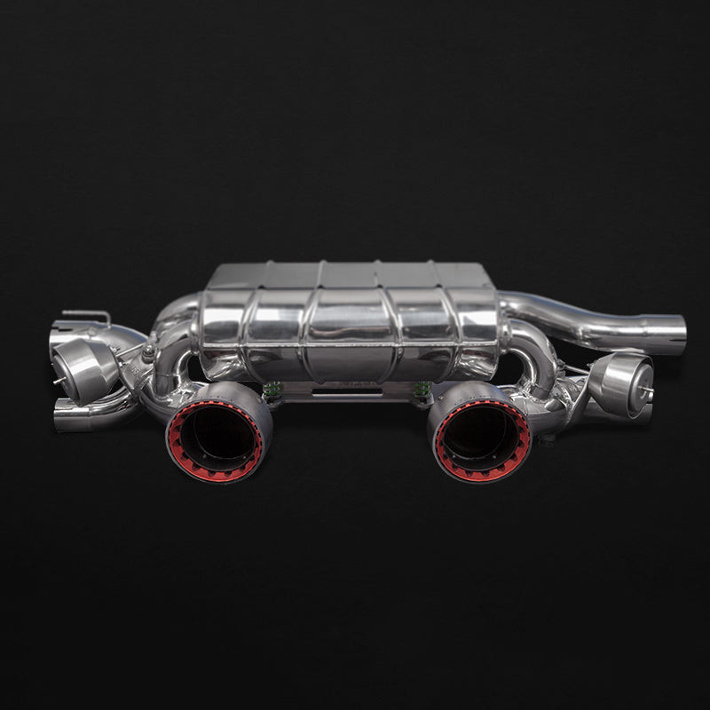 Système d'échappement complet avec valve et embouts Wicrom Capristo Porsche 911 Carrera GTS (991.2) 2016-2019 02PO03903027-B
