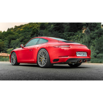 Komplett-Abgasanlage mit Klappe und Endrohren Wicrom Capristo Porsche 911 Carrera GTS (991.2) 2016-2019 02PO03903027-B