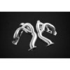 Stainless steel complete exhaust system Capristo Porsche 718 Cayman Spyder/GT4/GTS (982) 2020-2025 02PO01003021-B