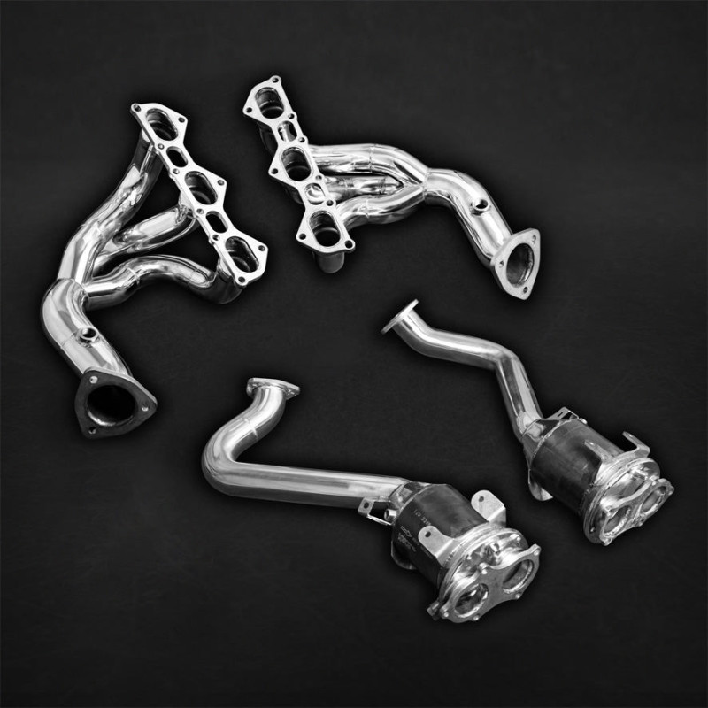 Kit colectores de escape de inox con catalizadores deportivos Capristo Porsche 718 Cayman Spyder/GT4/GTS (982) 2020-2025