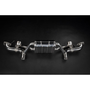 Silencieux avec valve embouts Wicrom Capristo Porsche 718 Cayman GT4RS (982) 2021-2025 02PO01003031-B