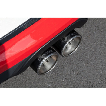 Endschalldämpfer mit Klappe und Carbon-Endrohre Capristo Porsche 718 Boxster/Cayman (982) 2.0L 2016-2025