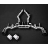 Sistema de escape completo OPF-back de acero inoxidable con válvula Capristo Toyota Supra (A90) 2019-2026 02TO11703002-B