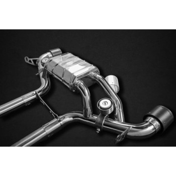 Sistema di scarico completo OPF-back in acciaio inox con valvola Capristo Toyota Supra (A90) 2019-2026 02TO11703002-B