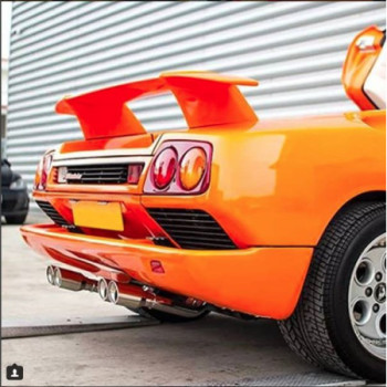 Sport-Endschalldämpfer Free Flow aus Edelstahl Capristo Lamborghini Diablo 1990-1998 02LA04303001-S1
