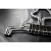 Complete exhaust system with valve ECE for exhaust tips OEM Capristo Audi RSQ3 2019-2024 02AU10903026